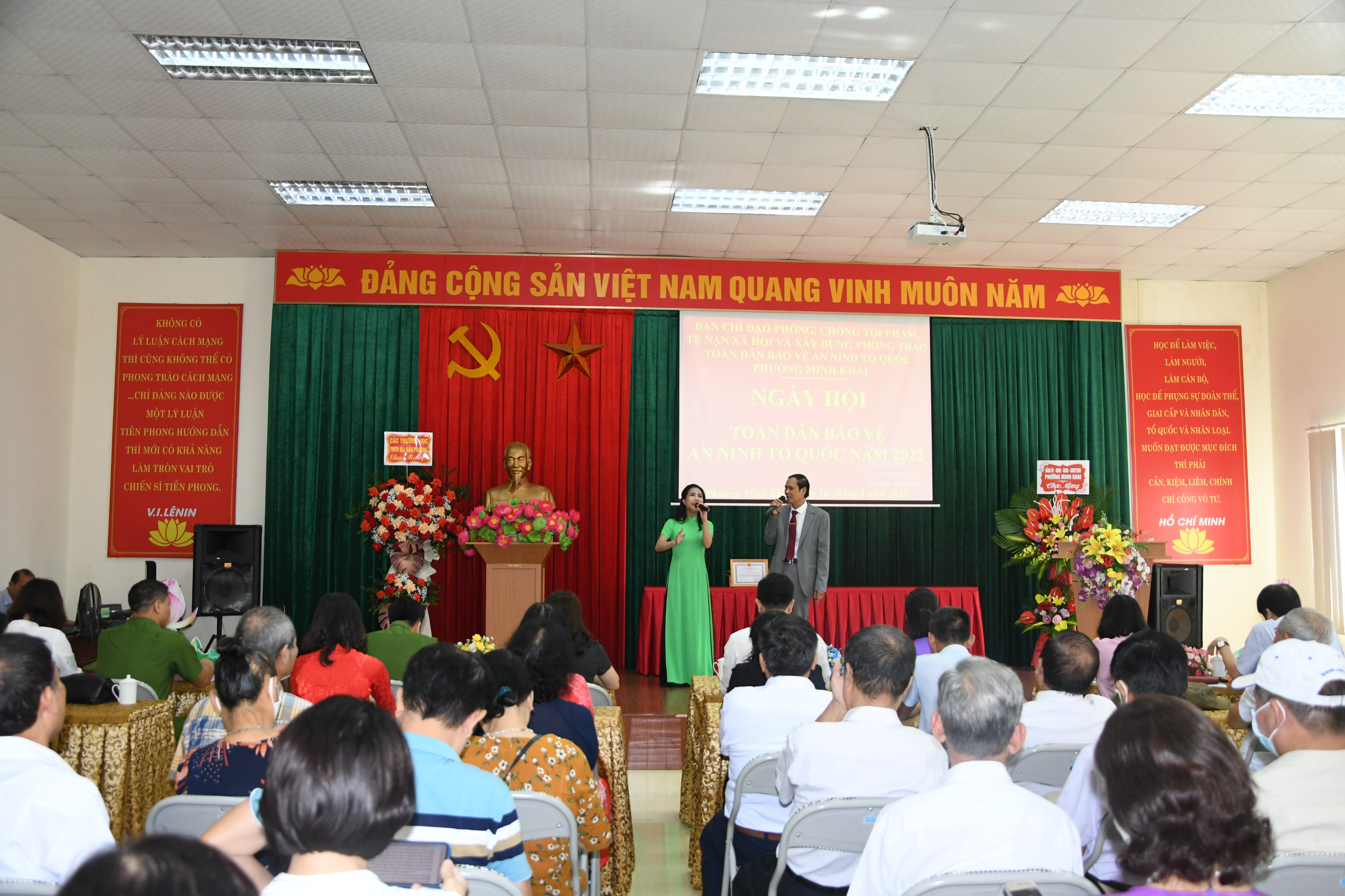 Phường Minh Khai (quận Hồng Bàng) :Tổ chức Ngày hội toàn dân bảo vệ an ninh Tổ quốc năm 2022